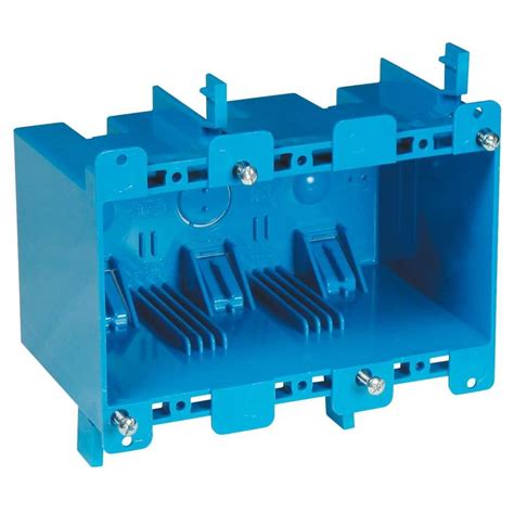 cut in electrical box 3 gang|3 gang shallow outlet box.